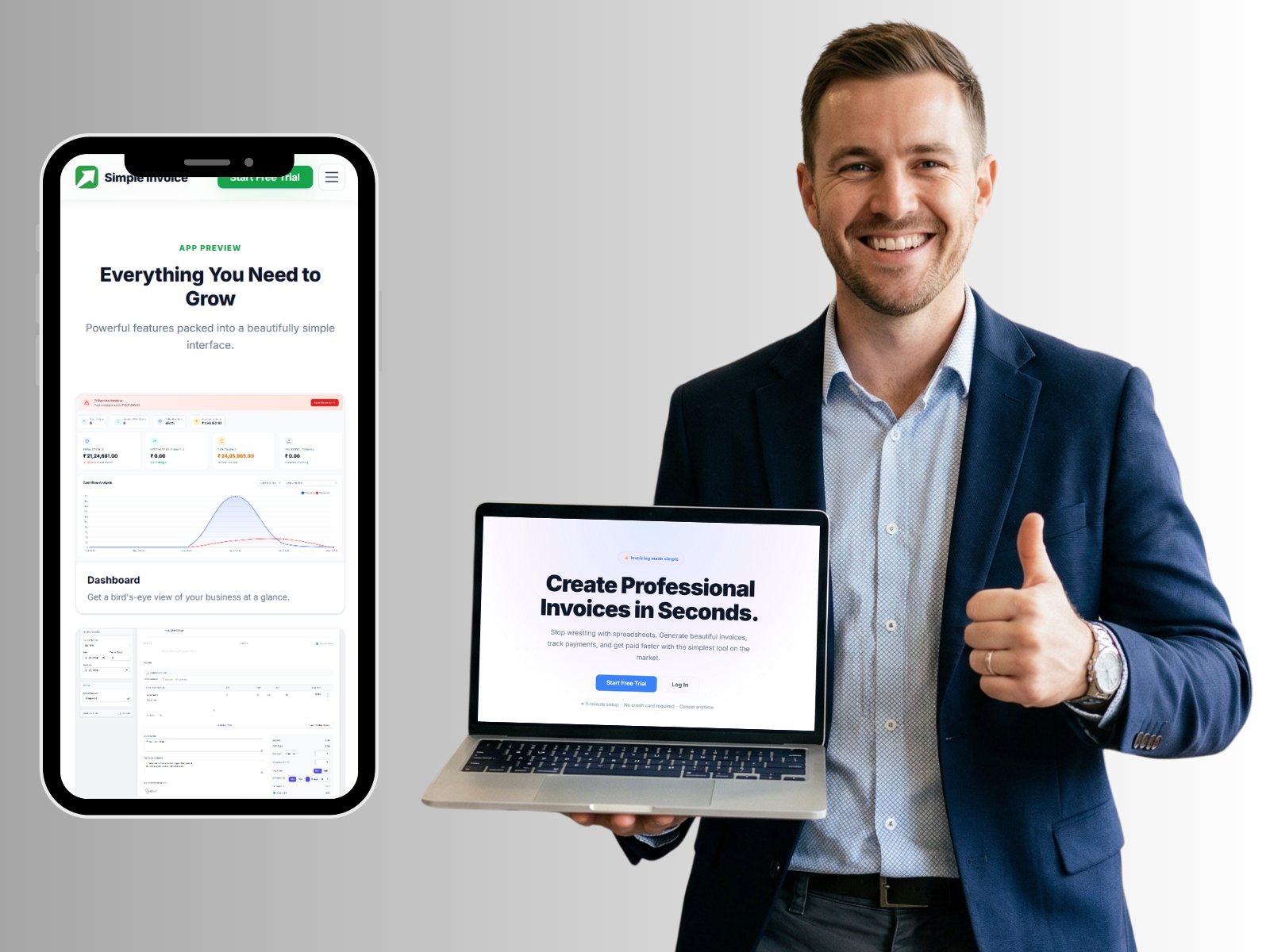 Simple Invoice app screenshot